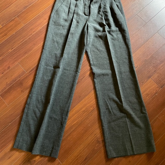 Armani Collezioni grey Wool Blend Pleated trousers - Picture 11 of 11